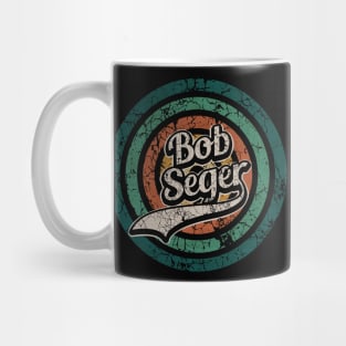 Bob Seger // Retro Circle Crack Vintage Mug